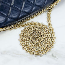Load image into Gallery viewer, Chanel navy blue calfskin 226 medium reissue, gold hdw
