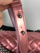 Load image into Gallery viewer, Chanel old medium pink patent boy bag, ruthenium hdw
