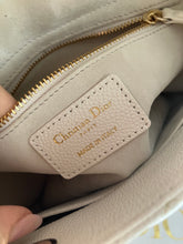 Load image into Gallery viewer, Lady Dior small Latte white grained calfskin, gold hdw 2023
