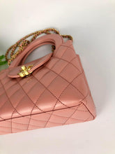 Load image into Gallery viewer, Chanel 23k nude pink calfskin Nano Kelly (larger size), gold hdw
