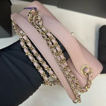 Load image into Gallery viewer, Chanel small pink business affinity, gold hdw
