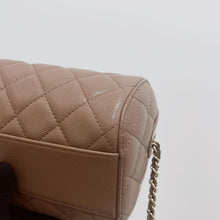 Load image into Gallery viewer, Chanel boston bag 25p brown caviar, microchip
