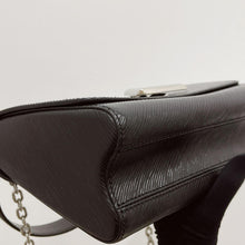 Load image into Gallery viewer, Louis Vuitton black twist MM with silver hdw

