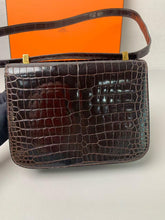 Load image into Gallery viewer, Hermes Vintage Constance 23, brown crocodile
