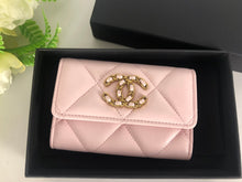 Load image into Gallery viewer, Chanel 22p light pink XL card holder
