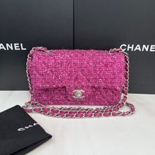 Load image into Gallery viewer, Chanel pink tweed mini, silver hdw
