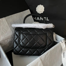 Load image into Gallery viewer, Chanel black small trendy, rose gold hdw
