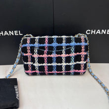 Load image into Gallery viewer, Chanel multi colour tweed mini
