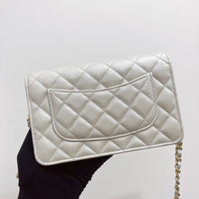 Load image into Gallery viewer, Chanel pearl wallet on chain (WOC) with gold hdw
