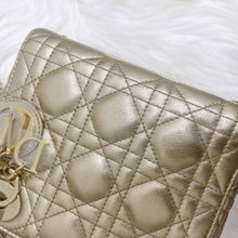 Load image into Gallery viewer, Lady Dior gold mini, gold hdw

