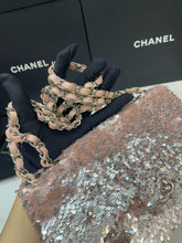 Load image into Gallery viewer, Chanel pink sequin small flap, silver hdw
