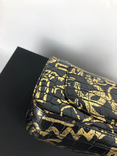 Load image into Gallery viewer, Chanel Egyptian graffiti mini reissue, rare from 19A collection croc embossed calfskin
