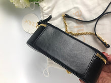 Load image into Gallery viewer, Chloe mini vanity crossbody smooth calfskin bag with gold hdw.
