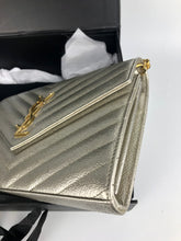 Load image into Gallery viewer, Ysl gold cassandre woc wallet on chain, gold hdw
