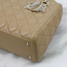 Load image into Gallery viewer, Lady Dior beige medium lambskin, gold hdw
