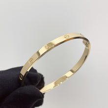 Load image into Gallery viewer, Cartier 2025 new medium model love Bangle, yellow gold, size 17
