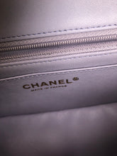 Load image into Gallery viewer, Chanel 21k lilac purple mini top handle, light gold hdw
