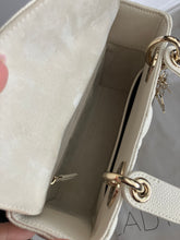 Load image into Gallery viewer, Lady Dior small Latte white grained calfskin, gold hdw 2023
