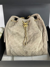 Load image into Gallery viewer, Giftable Chanel 25 beige (etoupe) suede medium with pouch

