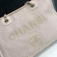 Load image into Gallery viewer, Chanel rose beige deauville, light gold hdw
