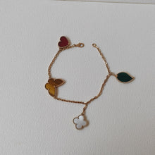 Load image into Gallery viewer, Van Cleef &amp; Arpels (VCA) lucky Alhambra bracelet 18k gold
