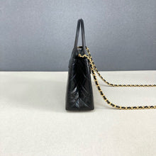 Load image into Gallery viewer, Chanel black nano Kelly (larger size, calfskin with gold hdw
