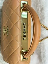 Load image into Gallery viewer, Chanel caramel beige 24 series trendy small, gold hdw
