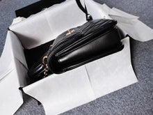 Load image into Gallery viewer, Chanel black small trendy, rose gold hdw
