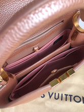 Load image into Gallery viewer, Louis Vuitton pink pearl capucines BB in taurillon leather
