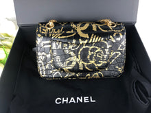 Load image into Gallery viewer, Chanel Egyptian graffiti mini reissue, rare from 19A collection croc embossed calfskin
