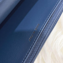 Load image into Gallery viewer, Changel pearl crush woc denim 22c with box, dust bag, chip
