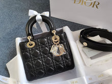 Load image into Gallery viewer, Lady Dior small black, gold hdw
