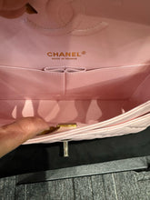Load image into Gallery viewer, Chanel 22s pink medium caviar with light gold hardware
