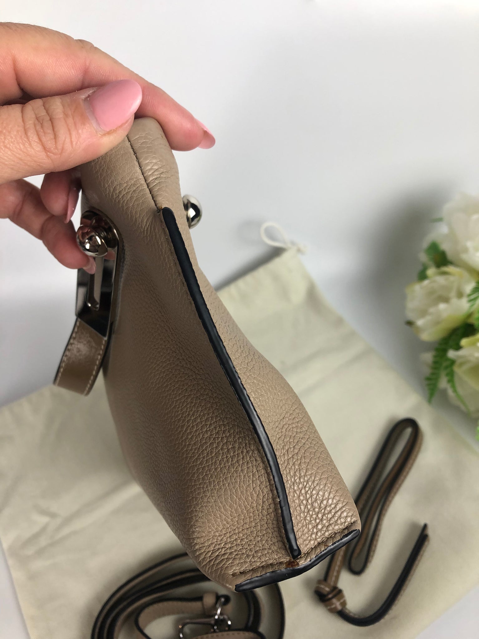 Loewe small missy bag, taupe beige leather – Toronto Lux Market