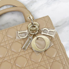 Load image into Gallery viewer, Lady Dior beige medium lambskin, gold hdw
