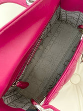 Load image into Gallery viewer, Lady Dior pink mini lambskin leather with silver hdw

