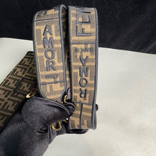 Load image into Gallery viewer, Fendi medium baguette, tobacco brown jacquard
