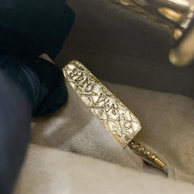 Load image into Gallery viewer, Lady Dior gold snakeskin mini, gold hdw
