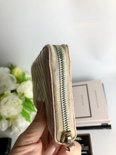 Load image into Gallery viewer, Chanel light pink chevron lambskin wallet
