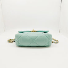 Load image into Gallery viewer, Chanel 19 small Tiffany blue lambskin, mixed hardware
