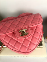 Load image into Gallery viewer, Chanel 22s large cc in love pink lambskin heart bag, gold hdw
