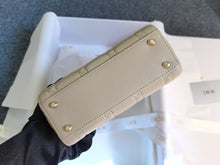 Load image into Gallery viewer, Lady Dior mini beige with gold hardware.
