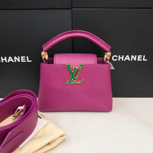 Load image into Gallery viewer, Louis Vuitton rare purple  capucines mini
