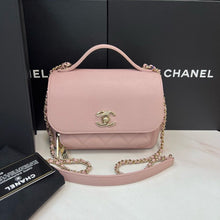 Load image into Gallery viewer, Chanel small pink business affinity, gold hdw
