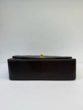 Load image into Gallery viewer, Chanel medium black lambskin vintage Diana bag, 24k gold hdw
