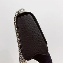 Load image into Gallery viewer, Louis Vuitton black twist MM with silver hdw

