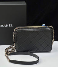 Load image into Gallery viewer, Chanel black lambskin Coco Click bag with light gold hdw
