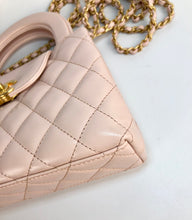 Load image into Gallery viewer, Chanel Kelly light pink, with aged gold hdw
