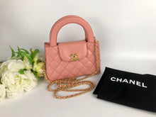 Load image into Gallery viewer, Chanel 23k nude pink calfskin Nano Kelly (larger size), gold hdw
