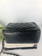 Load image into Gallery viewer, Chanel 19 series charcoal grey mini lambskin, silver hdw
